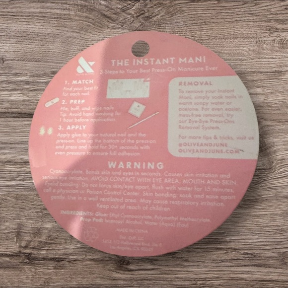 Olive & June Instant Mani – Pink Jelly Press-On Nails | Short Length | NWT 💖 - Picture 2 of 2